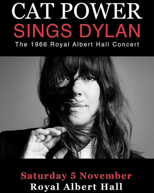 Cat Power recreará el concierto de Bob Dylan de 1966 en el Royal Albert Hall