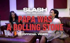 “Papa was a rolling stone”, vídeo de Slash con Demi Lobato