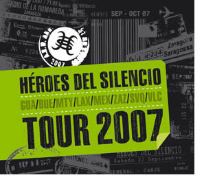 Así es la portada del disco en directo de Héroes del Silencio