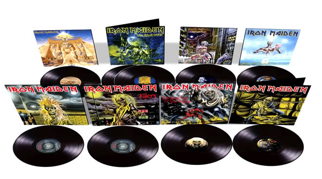 Dos vídeos muestran cómo son las reediciones en vinilo de Iron Maiden