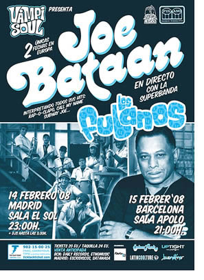 Joe Bataan, el Rey del Latin Soul, en Madrid y Barcelona