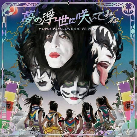 Portada del single de Kiss y las japonesas Momoiro Clover Z