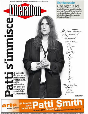 Patti Smith, periodista por un día