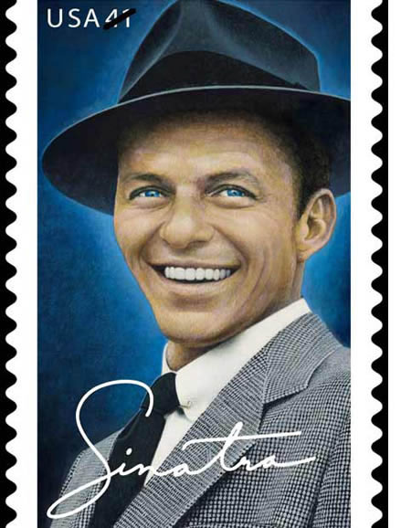 Estados Unidos emitirá en primavera un sello dedicado a Frank Sinatra